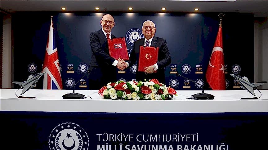 Türkiye ile Birleşik Krallık arasında "Eurofighter" mutabakat zaptı imzalandı