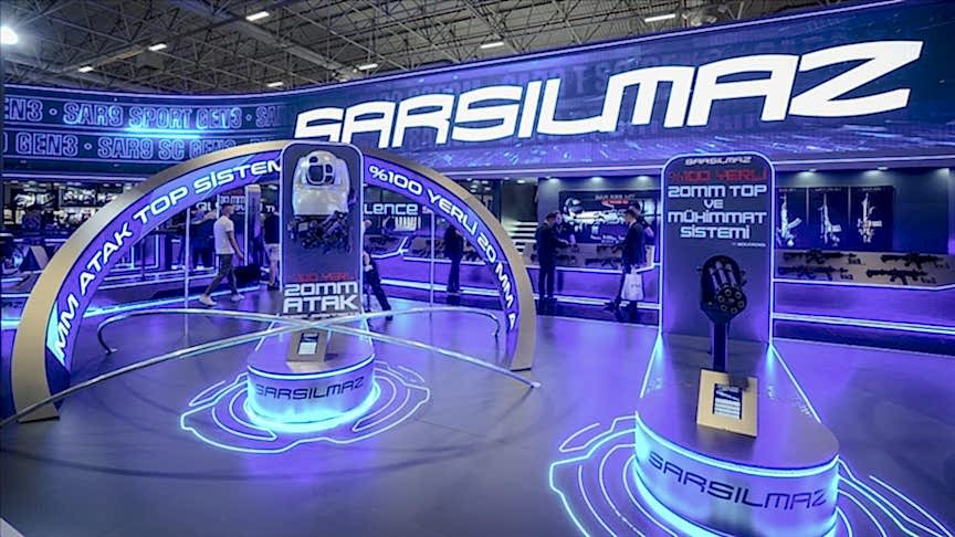 Sarsılmaz, ATAK burun topu ve insansız kara robotlarıyla IDEF 2025'te öne çıktı